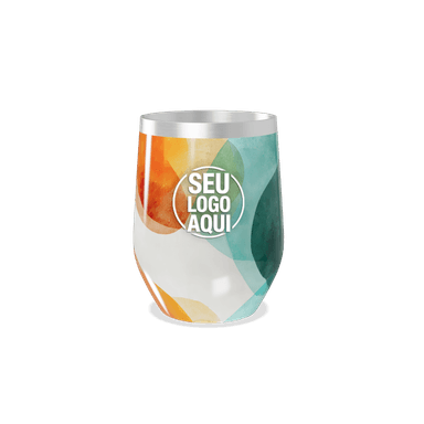 Copo Térmico Slim Colorido Aço Inox personalizado