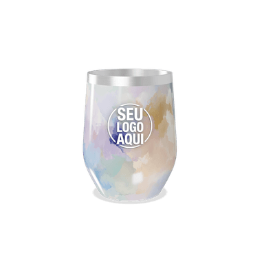 Copo Térmico Slim Estampa Aquarela personalizado