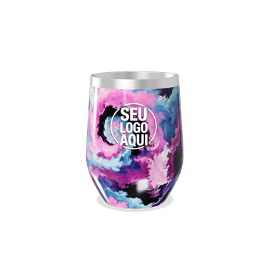Copo Térmico Slim Estampa Espiral Colorida personalizado