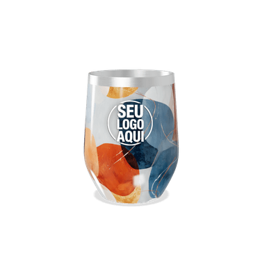 Copo Térmico Slim Estampa Abstrata Colorida personalizado