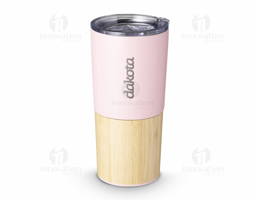 copo térmico bambu 600ml Personalizado