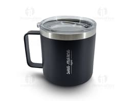 Caneca térmica 450ml para bebidas quentes e frias, ideal para seu café da manhã. Feita de cerâmica, mantém sua bebida sempre