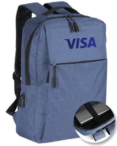 Mochila de nylon 21l USB, perfeita para viagens de negócios ou casual. Com design moderno e elegante, possui alças confortáveis e grande espaço de armazenamento. Ideal para guardar seus pertences com segurança. Compre já e tenha estilo e praticidade em suas mãos!