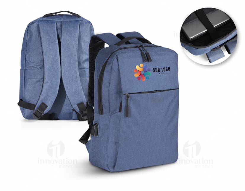Mochila de nylon 21l USB - Ideal para viagens de negócios ou passeios, esta mochila de estilo moderno e elegante é perfeita para o homem de negócios que valoriza praticidade e segurança. Com espaço de armazenamento de 21 litros, você pode guardar seus pertences com segurança. Possui alças confortáveis, zíper resistente e porta USB para carregar seus dispositivos eletrônicos durante a viagem. Adquira já a sua e tenha tudo o que precisa sempre à mão. Aproveite nossa promoção e adquira sua mochila de nylon 21l USB com desconto!