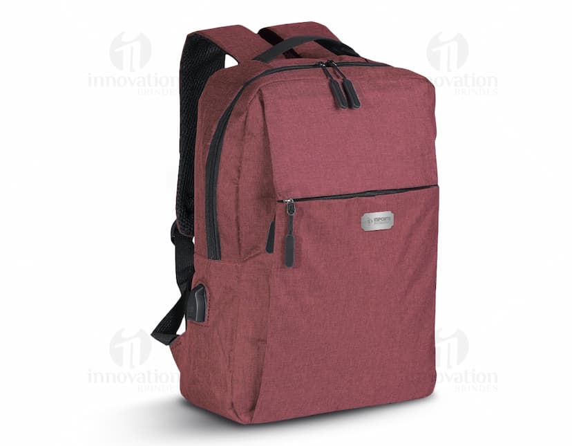 Mochila de nylon 21l USB - Ideal para viagens de negócios ou lazer, esta mochila prática e moderna oferece estilo e funcionalidade. Feita de nylon resistente, possui alça de couro, zíperes duráveis e compartimento para laptop. Perfeita para homens que buscam praticidade e elegância em um único acessório. Garanta já a sua!