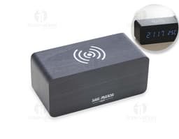 Wooden Clock - Modern and Elegant Electronic Device for Home Office. Stay Organized and Punctual with this High-Quality