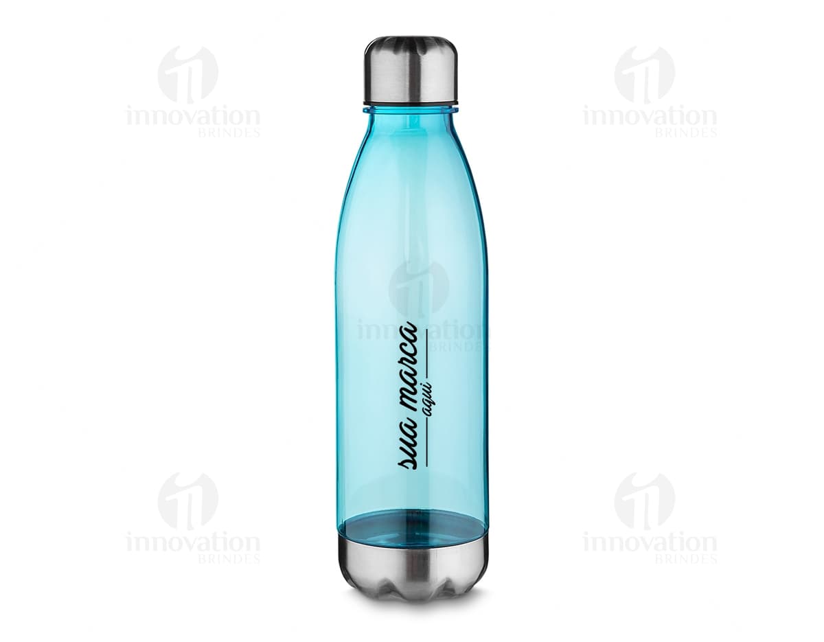 Squeeze Plástico 700ml Transparente para sua Hidratação Diária. Ideal para levar água, sucos e até mesmo um drink refrescante. Leve, prático e seguro. Garanta já o seu!