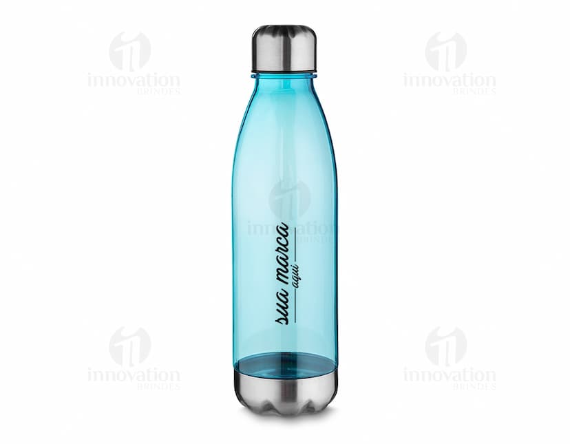 Squeeze Plástico 700ml Transparente para sua Hidratação Diária. Ideal para levar água, sucos e até mesmo um drink refrescante. Leve, prático e seguro. Garanta já o seu!