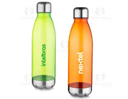 Garrafa squeeze plástica 700ml transparente para sua saúde e bem-estar. Ideal para hidratação, seja na academia, no