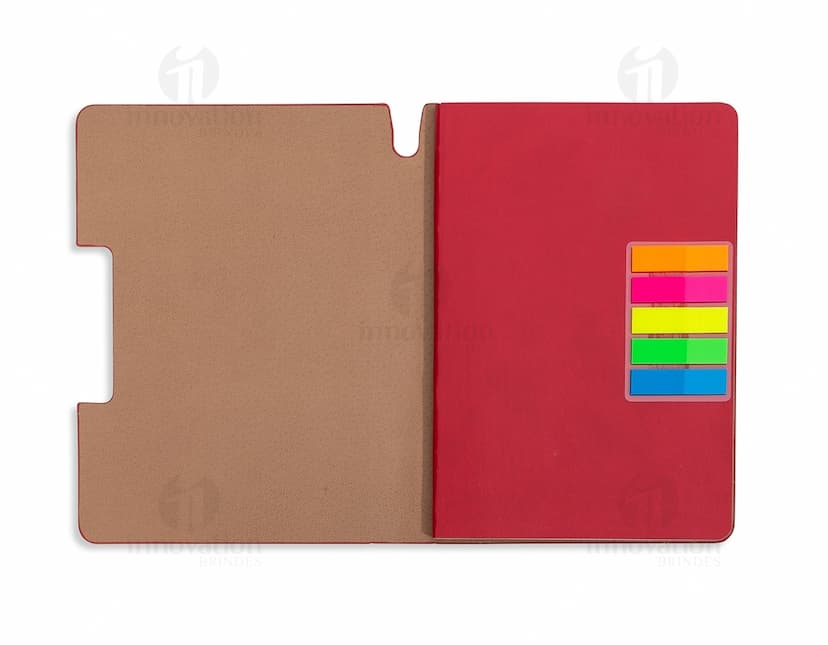 Caderno com autoadesivo para organização e praticidade no seu escritório. Perfeito para anotações, lembretes e recados, com design moderno e espaço para personalização. Mantenha-se sempre organizado!