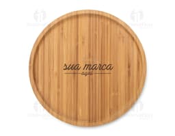 Petisqueira de bambu 30 x 30: um acessório versátil e sustentável para servir seus petiscos favoritos. Feita com material