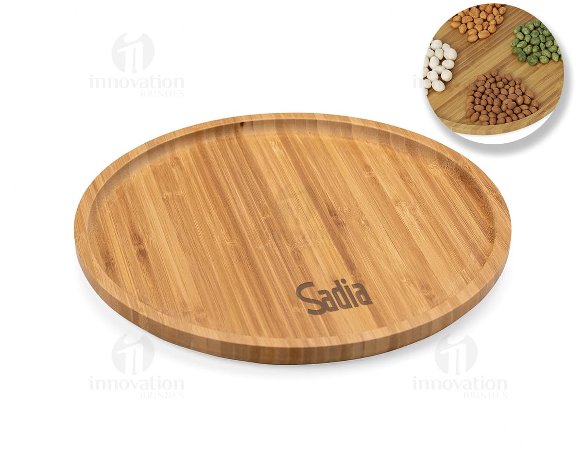 Petisqueira de bambu 30 x 30 - Ideal para servir petiscos de forma prática e charmosa. Feita em bambu, traz um toque natural e elegante para a sua mesa. Perfeita para snacks, frutas e aperitivos. Aproveite!