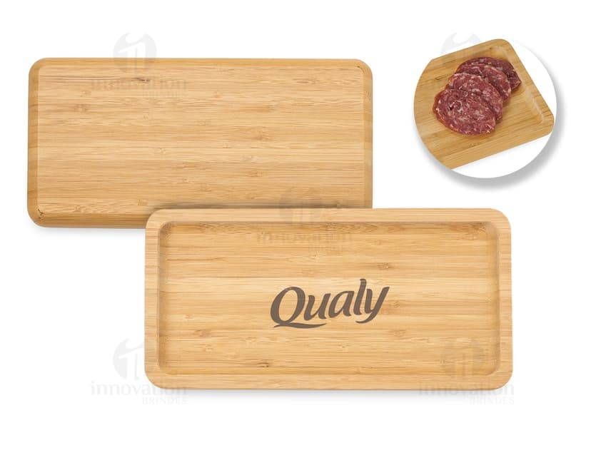 Petisqueira de bambu 26 x 13 - Perfeita para servir petiscos de forma elegante e sustentável. Feita de bambu, um material saudável e resistente, ideal para snacks. Com design vintage e textura única, é a escolha perfeita para uma mesa de aperitivos incrível. Adquira a sua agora!