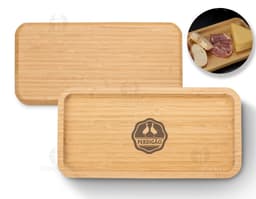 Petisqueira de bambu 30 x 15: a combinação perfeita de praticidade e elegância em sua mesa. Ideal para servir petiscos de