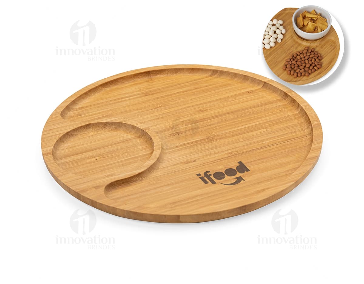 Petisqueira de bambu 32 x 32: item indispensável para suas reuniões com amigos e familiares. Ideal para servir petiscos e aperitivos de forma prática e elegante. Adquira já a sua!