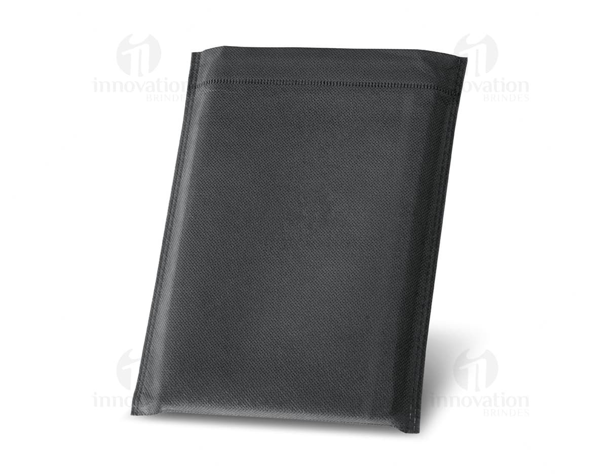 Agenda B5 rPET com suporte para esferográfica.