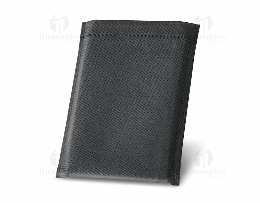Agenda B5 rPET com suporte para esferográfica.