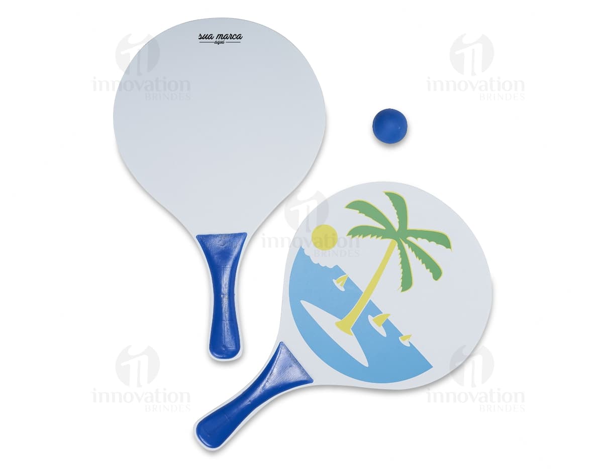 Kit frescobol em MDF de alta qualidade para você se divertir e aproveitar o verão! Ideal para presentear e garantir momentos de diversão e lazer. Aproveite essa opção prática e moderna para jogar frescobol com estilo e conforto. Adquira já o seu kit frescobol e garanta dias incríveis na praia ou no campo.