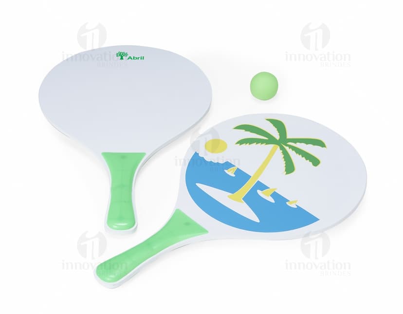 Golfer player kit frescobol mdf - Desfrute do verão com estilo e diversão! Um conjunto completo de frescobol em MDF com design moderno e colorido, perfeito para celebrar a temporada de praia. Surpreenda seu amor com este presente criativo e cheio de personalidade. Aproveite para praticar esportes e se divertir ao ar livre com muito charme e elegância. Adquira já o seu kit frescobol e garanta momentos inesquecíveis!