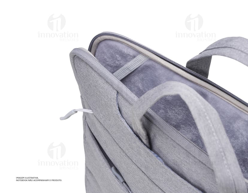 Pasta preta de couro para notebook de 15 polegadas, ideal para uso empresarial e viagens. Design elegante e moderno, com fecho de metal, alça de mão e alças ajustáveis para as costas. Perfeita para transportar seu dispositivo com segurança e estilo.