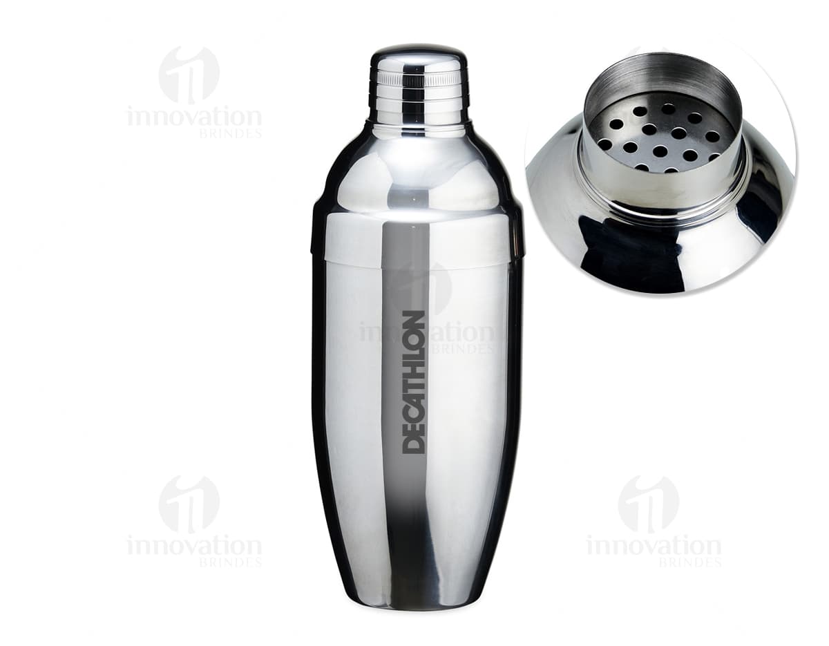 Coqueteleira inox 750ml para preparar deliciosas bebidas com estilo e praticidade. Feita de material de alta qualidade, é perfeita para festas, bares e celebrações. Adquira já a sua no site de brindes e impressione seus convidados!