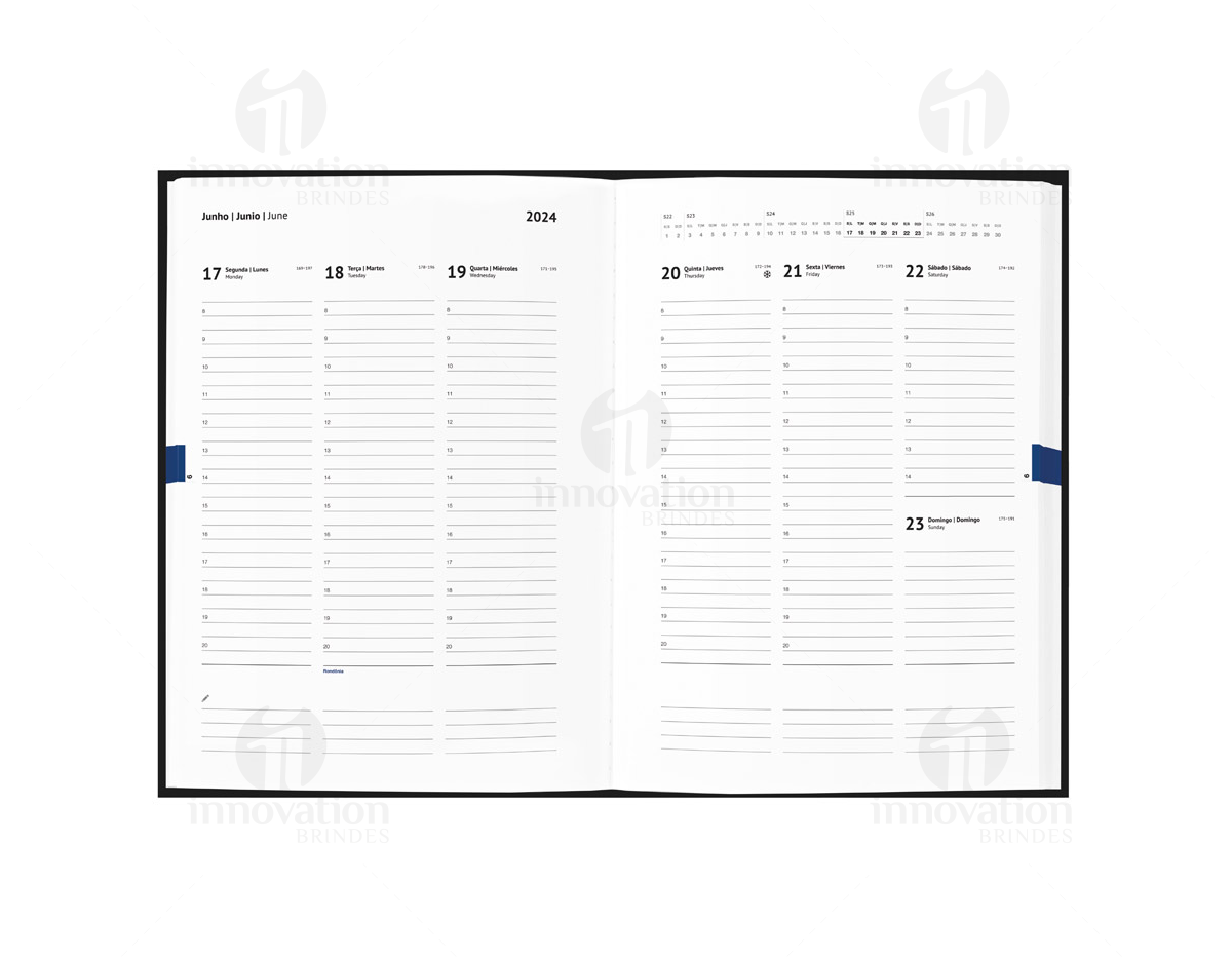 Agenda 2024 de couro marrom vintage, perfeita para organização no escritório. Com design elegante e espaço para anotações, é ideal para reuniões e compromissos. Adquira a sua hoje mesmo!