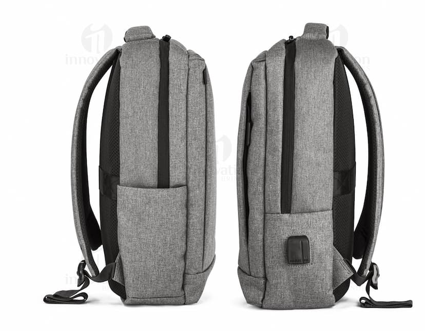 Mochila elegante em couro marrom para notebook, perfeita para viagens e negócios. Com fecho em zíper, alça confortável e muito estilo. Aproveite!