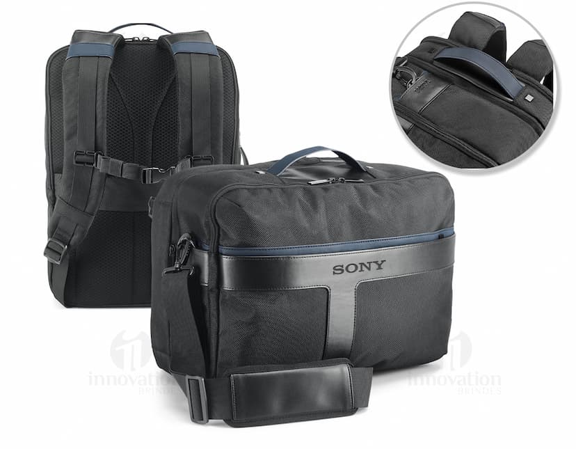 Mochila de couro preta para negócios e estilo pessoal. Com design moderno e elegante, ideal para profissionais bem-sucedidos. Compre já a sua!