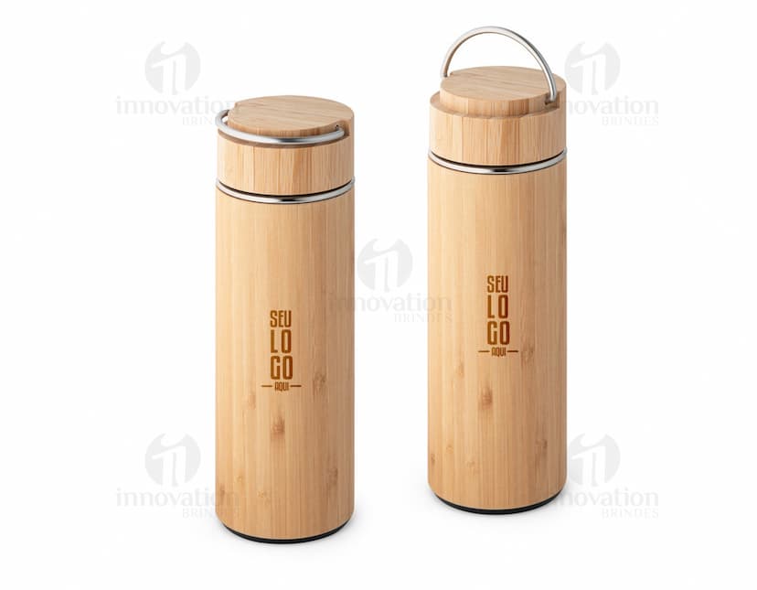 squeeze  em bambu 440ml Personalizado