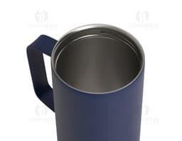 Caneca Térmica 400ml - Ideal para manter suas bebidas quentes por mais tempo! Feita em metal com design moderno e capacidade