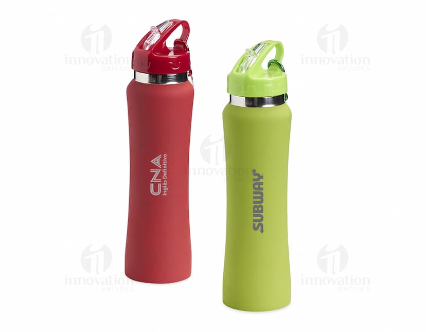 Garrafa squeeze de alumínio 750ml: a solução ideal para se manter hidratado com estilo! Leve, resistente e com design moderno, perfeito para levar água, sucos e outras bebidas. Ideal para praticar esportes, academia ou uso diário. Adquira já a sua!