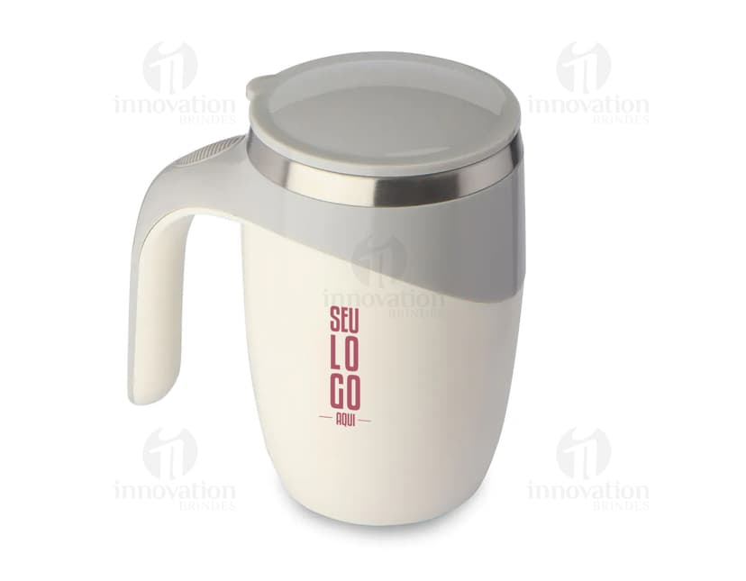 Caneca Mixer - Misture suas bebidas com facilidade com esta caneca de plástico resistente e alça ergonômica. Perfeita para café, leite ou qualquer outra bebida líquida. A caneca mixer é a escolha ideal para sua cozinha. Experimente agora!