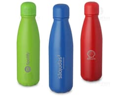 Squeeze de Aço Inox 500ml - Ideal para manter sua hidratação em dia, este squeeze de aço inox é perfeito para levar para o