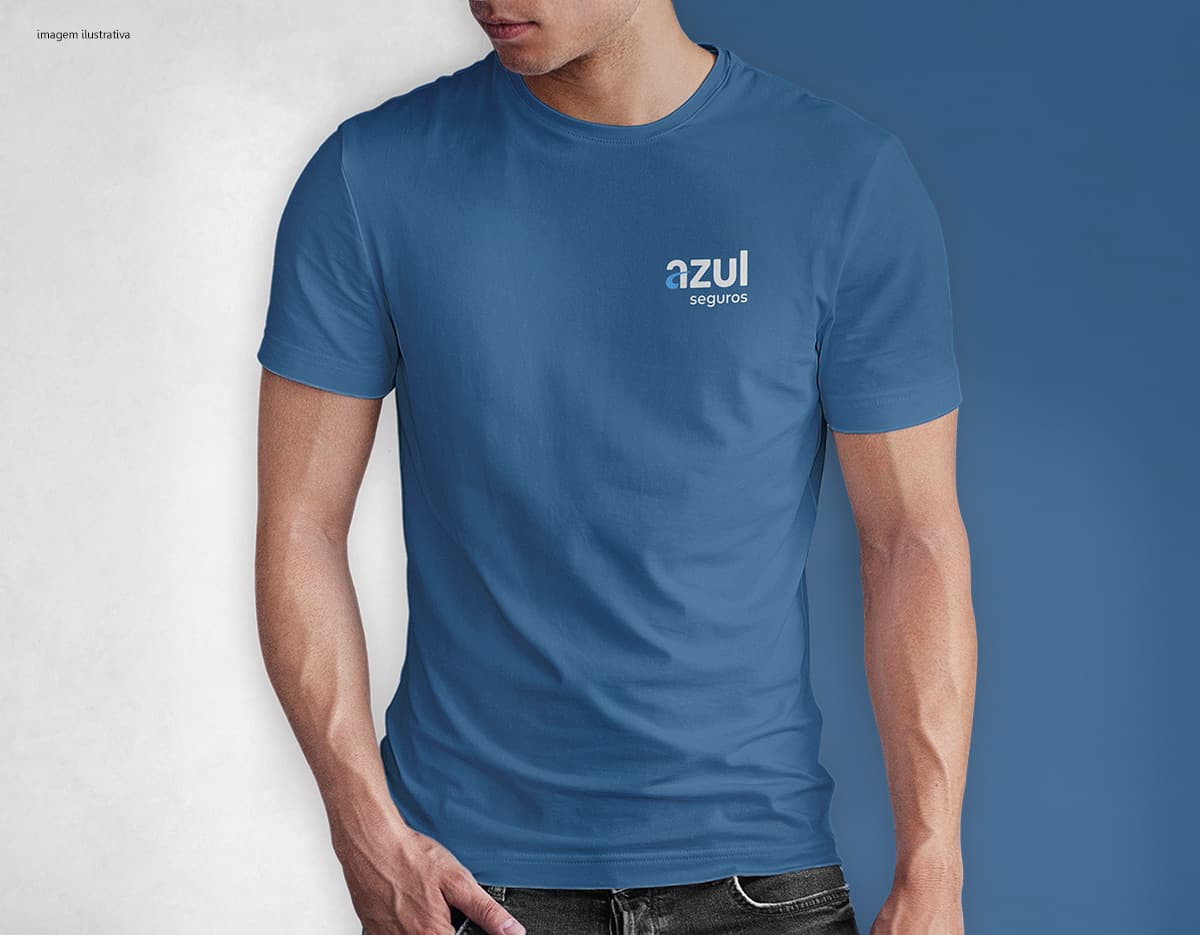 camiseta tradicional meia malha Personalizado