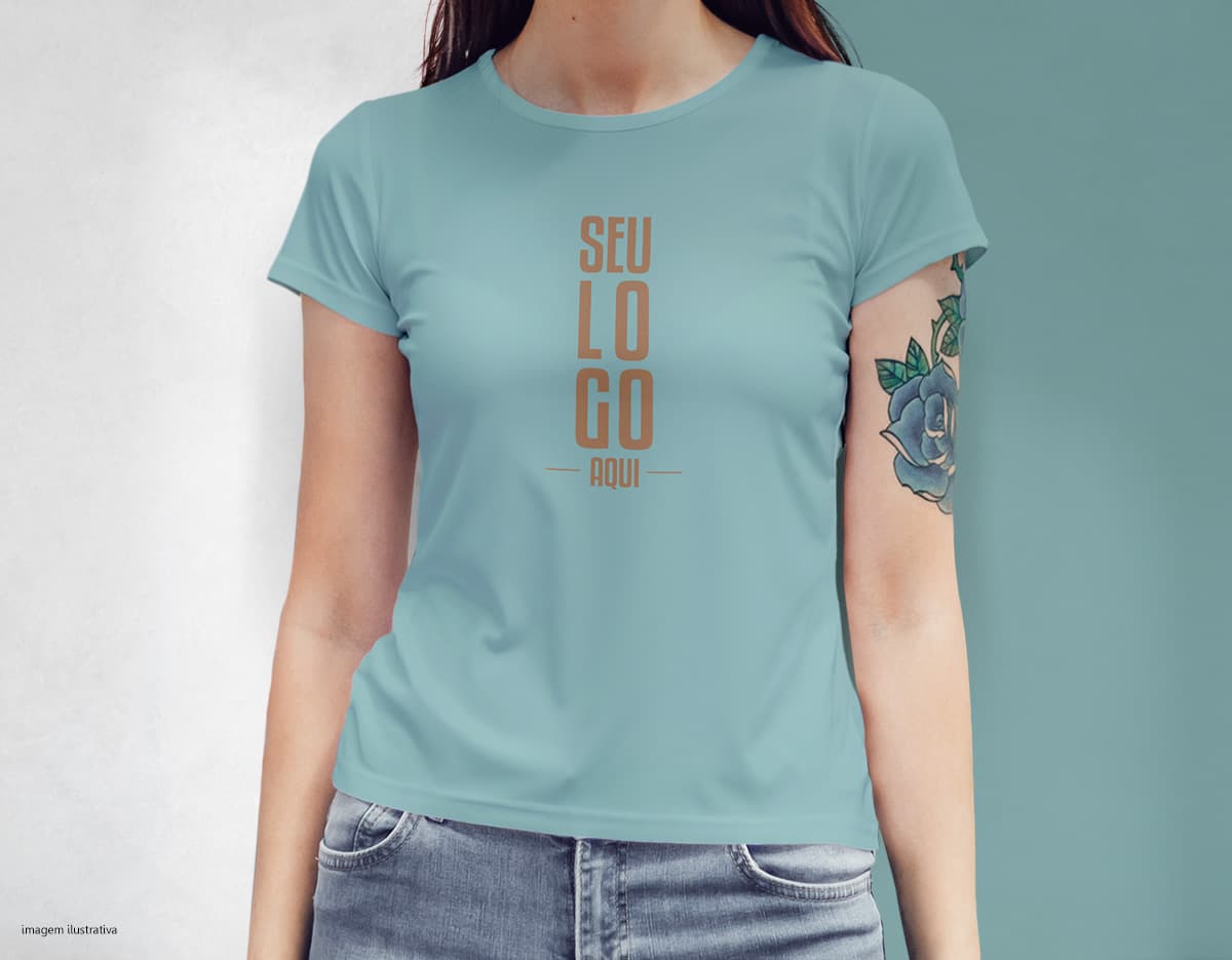 camiseta feminina Personalizado