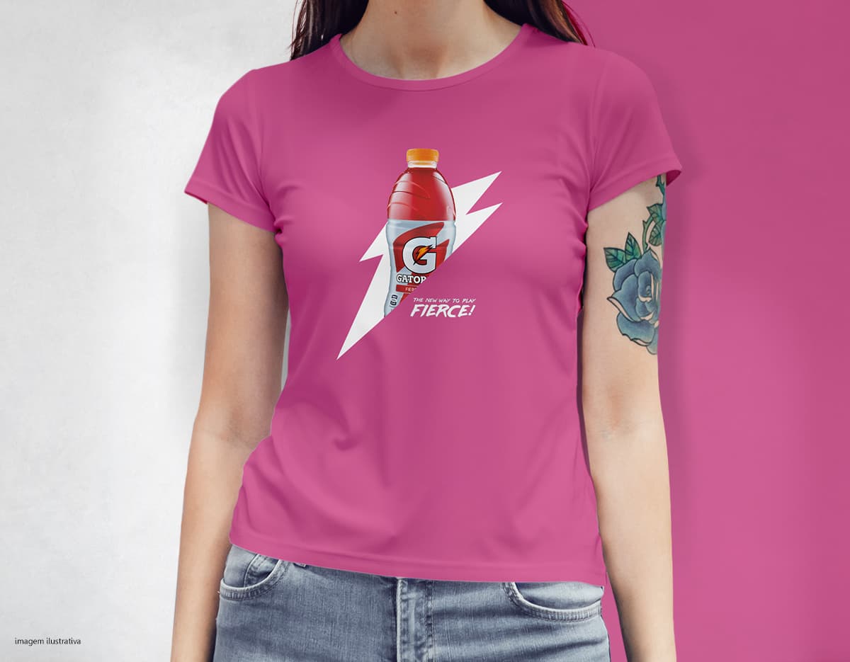 camiseta feminina Personalizado