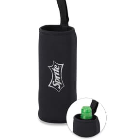 Porta Copo Isotérmico em Neoprene, objeto de metal e plástico, clean e shiny, design cuidadoso.