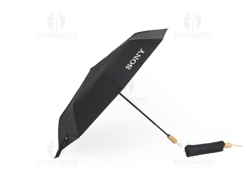 Guarda-chuva manual de nylon em preto, com proteção UV. Ideal para proteger contra a chuva e o sol durante o trabalho ou estudo. Ótimo item para se ter no escritório ou na escola. Tecnologia moderna de fabricação e design elegante. Item essencial para se manter protegido e confortável em dias chuvosos ou ensolarados.