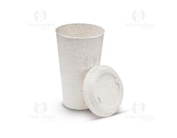 Copo de fibra de arroz 550ml, ideal para um estilo de vida saudável e equilibrado. Feito de materiais naturais