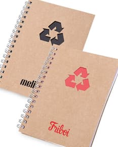 Caderneta Ecológica 15x11 - Perfeita para anotações e recados, feita com material isolante ecológico. Ideal para organizar suas ideias e lembretes no escritório. Adquira já a sua!