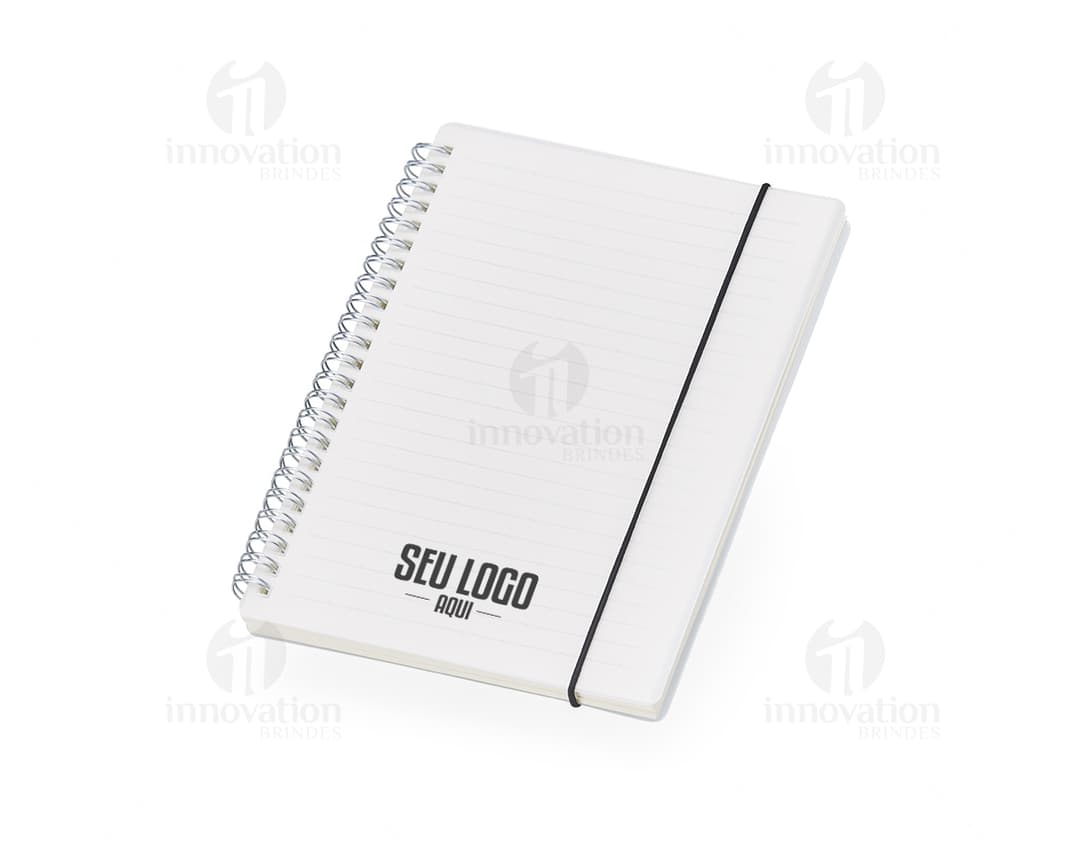 caderno a5 plástico 21x15 Personalizado