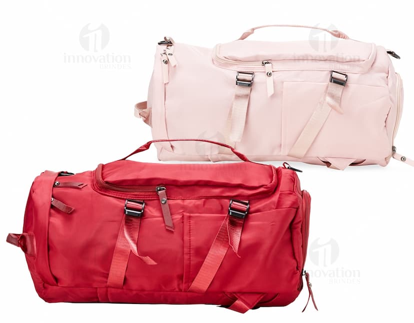 Bolsa esportiva de 25 litros impermeável em couro preto, estilo moderno e elegante, com alça de mão e alça de ombro, fecho em zíper, ideal para viagens, compras e uso pessoal.