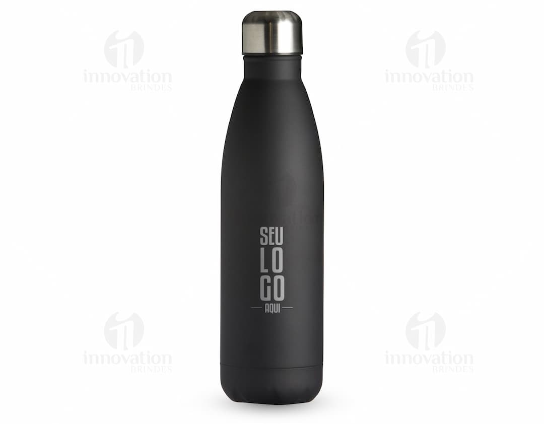 Garrafa Inox 750ml: Mantenha suas bebidas sempre na temperatura ideal com a nossa garrafa de inox de 750ml. Ideal para levar para o trabalho, academia ou viagens. Leve, prática e durável. Adquira já a sua!