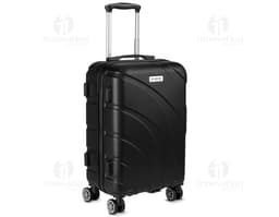 Maleta de mano hecha de ABS con carro de acero, moderna y resistente. Ideal para viajes de negocios o de ocio, es un artículo