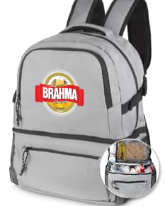 Mochila Térmica em Nylon Preto - Design Moderno e Tecnológico para Viagens e Negócios. Perfeita para transportar alimentos frescos e equipamentos sensíveis. Com alça resistente, zipper prático e bolsos espaçosos. Ideal para uso escolar, profissional e em aventuras ao ar livre. Garanta já a sua e mantenha seus itens sempre na temperatura ideal. Mochila térmica: praticidade e estilo em um só produto!