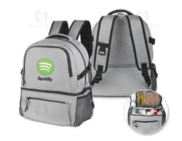 Mochila Térmica en Nylon Negro - Diseño Moderno y Tecnológico para Viajes y Negocios. Perfecta para transportar alimentos