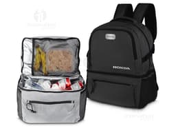 Mochila Térmica en Nylon Negro - Diseño Moderno y Tecnológico para Viajes y Negocios. Perfecta para transportar alimentos