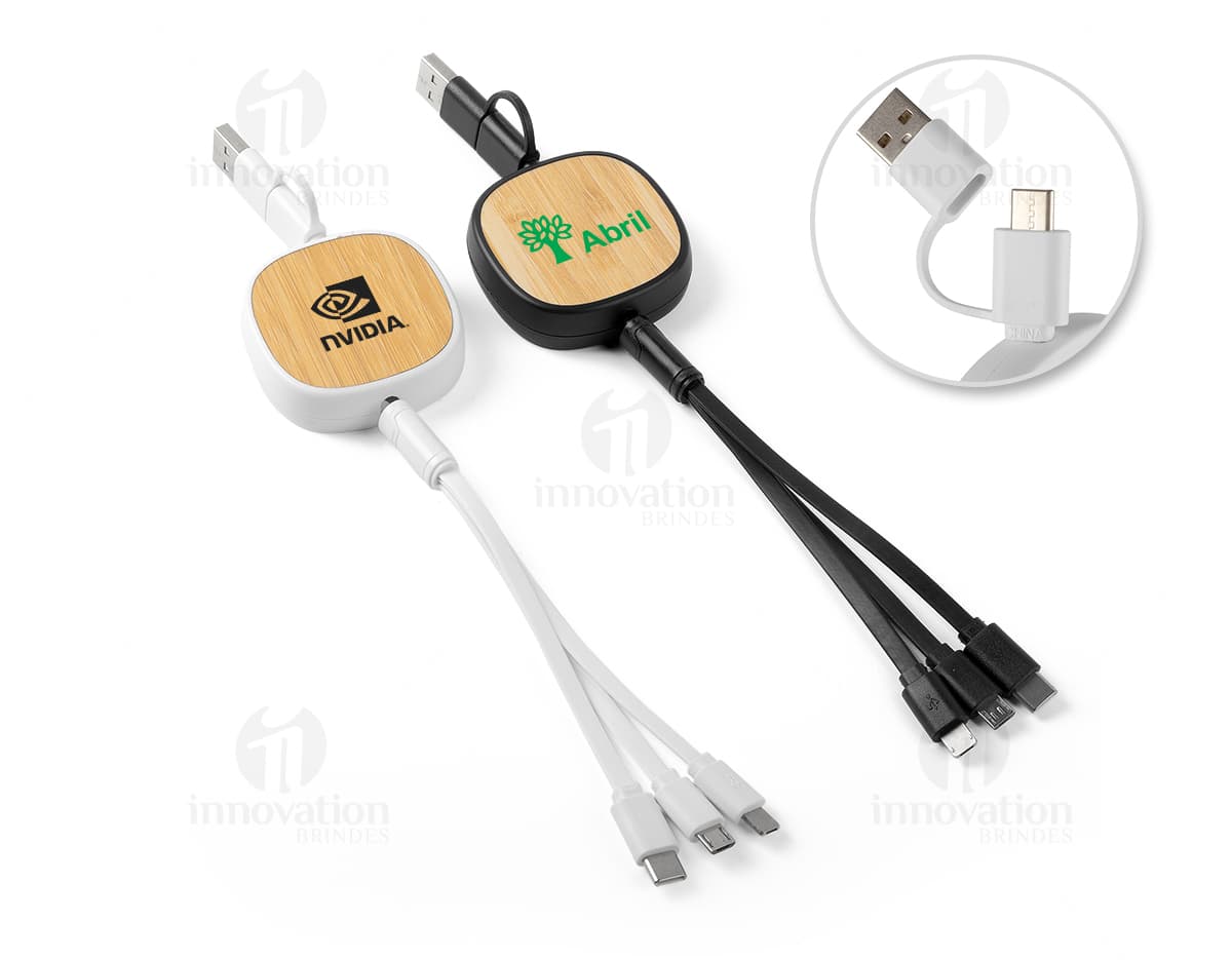 Carregador de metal, equipamento tecnológico para carregar dispositivos de áudio e dispositivos de saúde, com cabo de fio de metal.