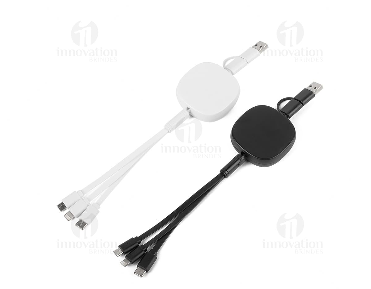 Carregador de metal, equipamento tecnológico para carregar dispositivos de áudio e dispositivos de saúde, com cabo de fio de metal.