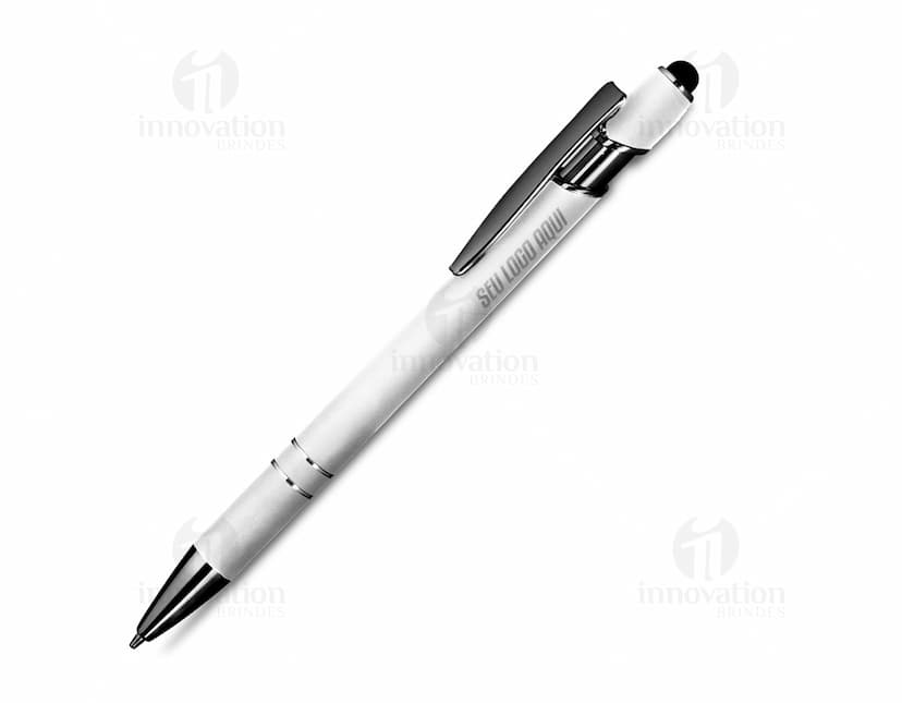 Caneta metálica de alta qualidade, perfeita para presentear clientes e colaboradores. Design moderno e elegante, ideal para personalização com sua marca. Adquira já a sua!